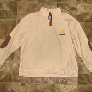 Carhartt Men's Beige Pull over Sweater Size XL